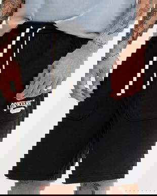 Converse pantaloni scurți culoarea negru, 10028346-A01