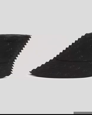 Karl Lagerfeld palarie IKON culoarea negru, bumbac, A3W33060