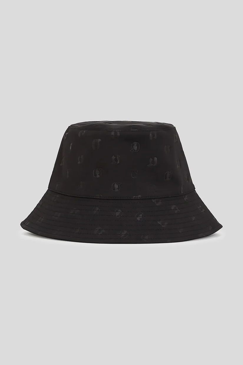 Karl Lagerfeld palarie culoarea negru, bumbac, A3W33060