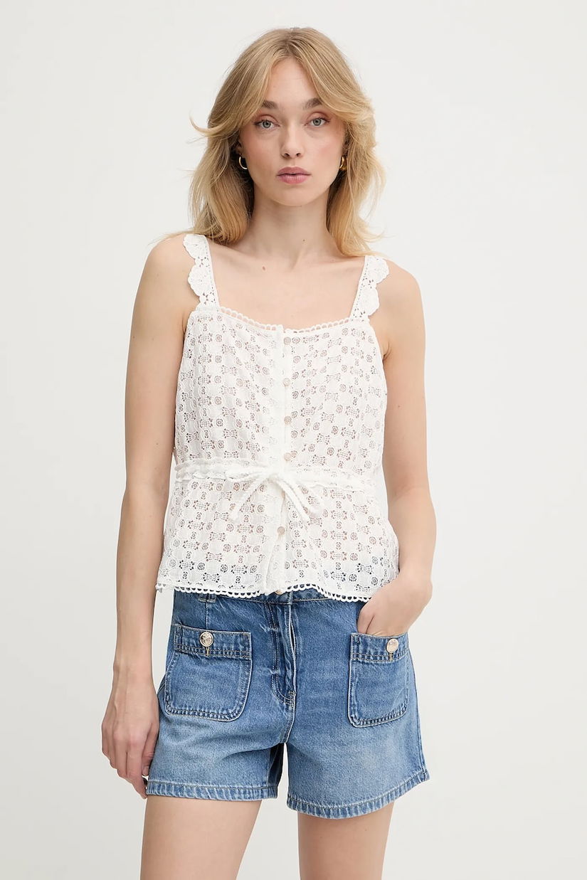 Morgan top culoarea alb, BEGUIN