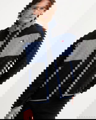 Tommy Jeans hanorac fleece cu imprimeu, DM0DM21906