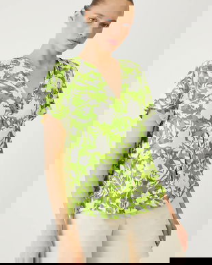 Medicine bluza culoarea verde, modelator