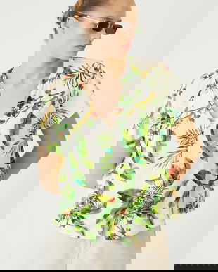 Medicine bluza culoarea bej, modelator