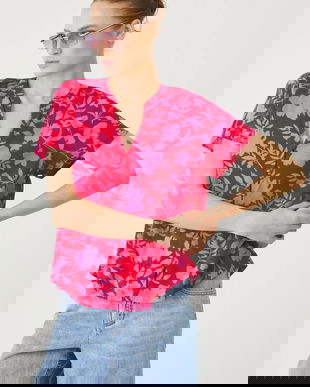 Medicine bluza culoarea rosu, modelator