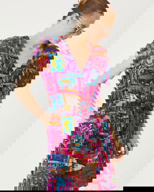 Medicine salopeta cu decolteu in v