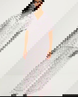 Answear Lab pijama culoarea violet