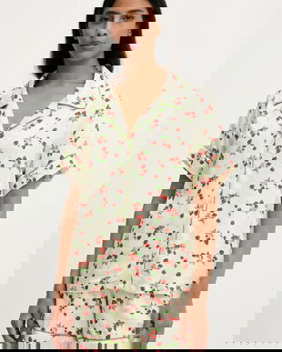 Answear Lab pijama culoarea bej