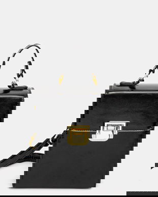 Answear Lab poseta culoarea negru