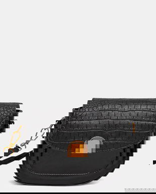 Answear Lab poseta culoarea negru