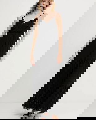 Morgan rochie ROUBI culoarea bej, maxi, evazați, ROUBI