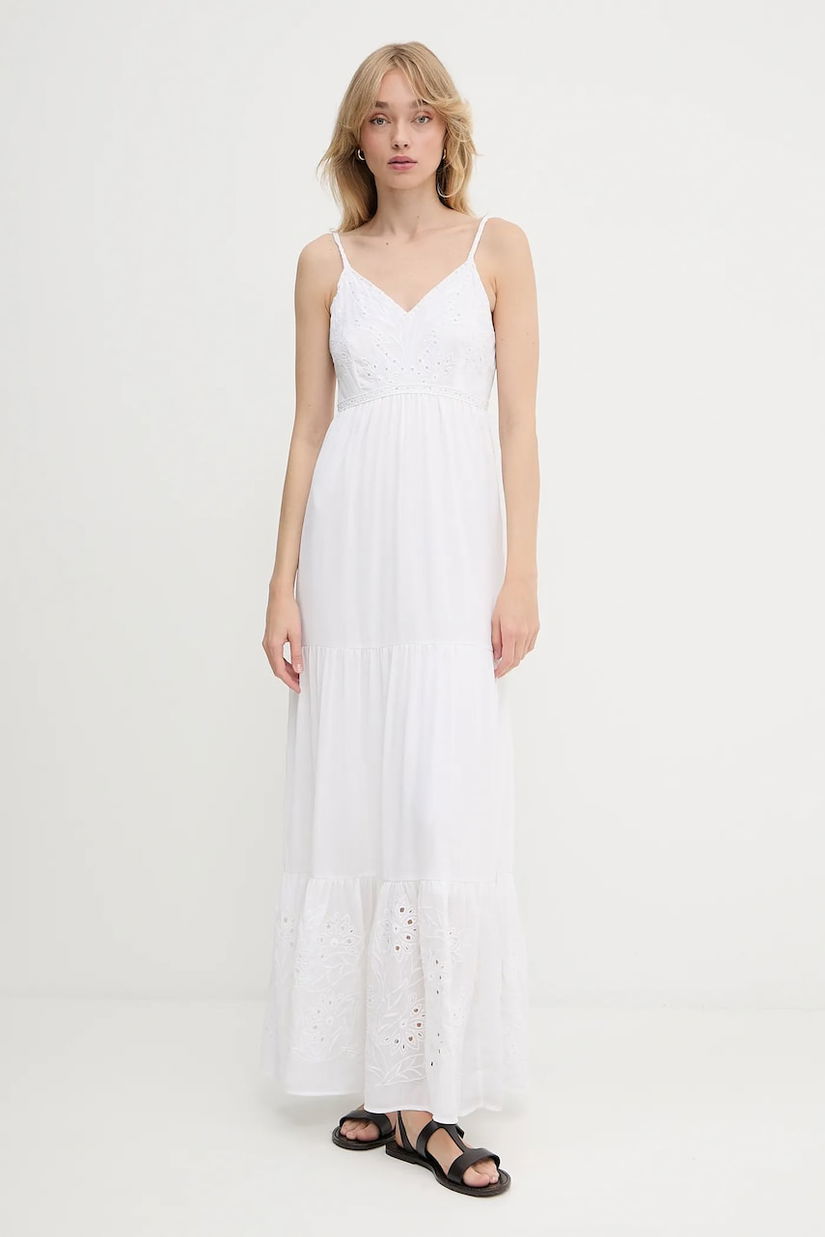 Morgan rochie ROUBI culoarea bej, maxi, evazați, ROUBI