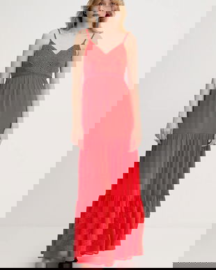 Morgan rochie ROUBI culoarea bej, maxi, evazați, ROUBI