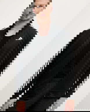 adidas Performance hanorac de antrenament Train Essentials culoarea negru, cu imprimeu, JC7724