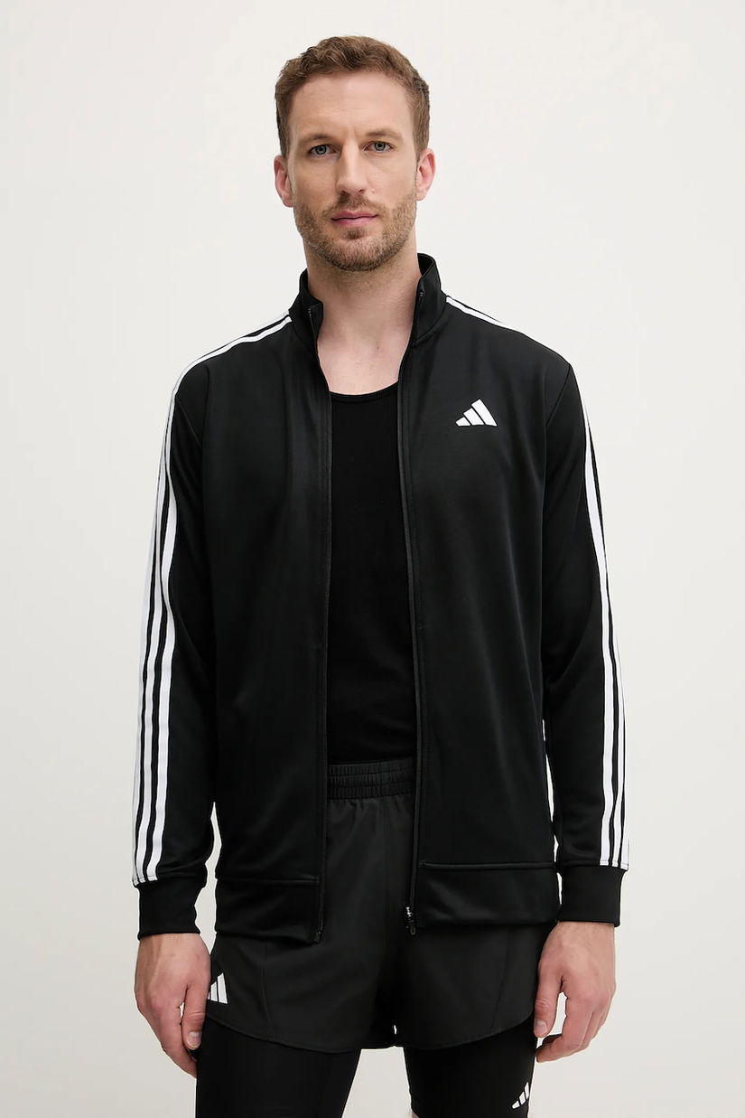 adidas Performance hanorac de antrenament Train Essentials culoarea negru, cu imprimeu, JC7724
