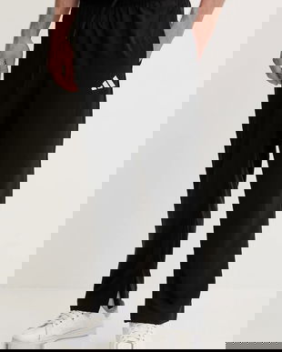 adidas pantaloni de trening Stanford OPT Essentials culoarea negru, drept, JW0560