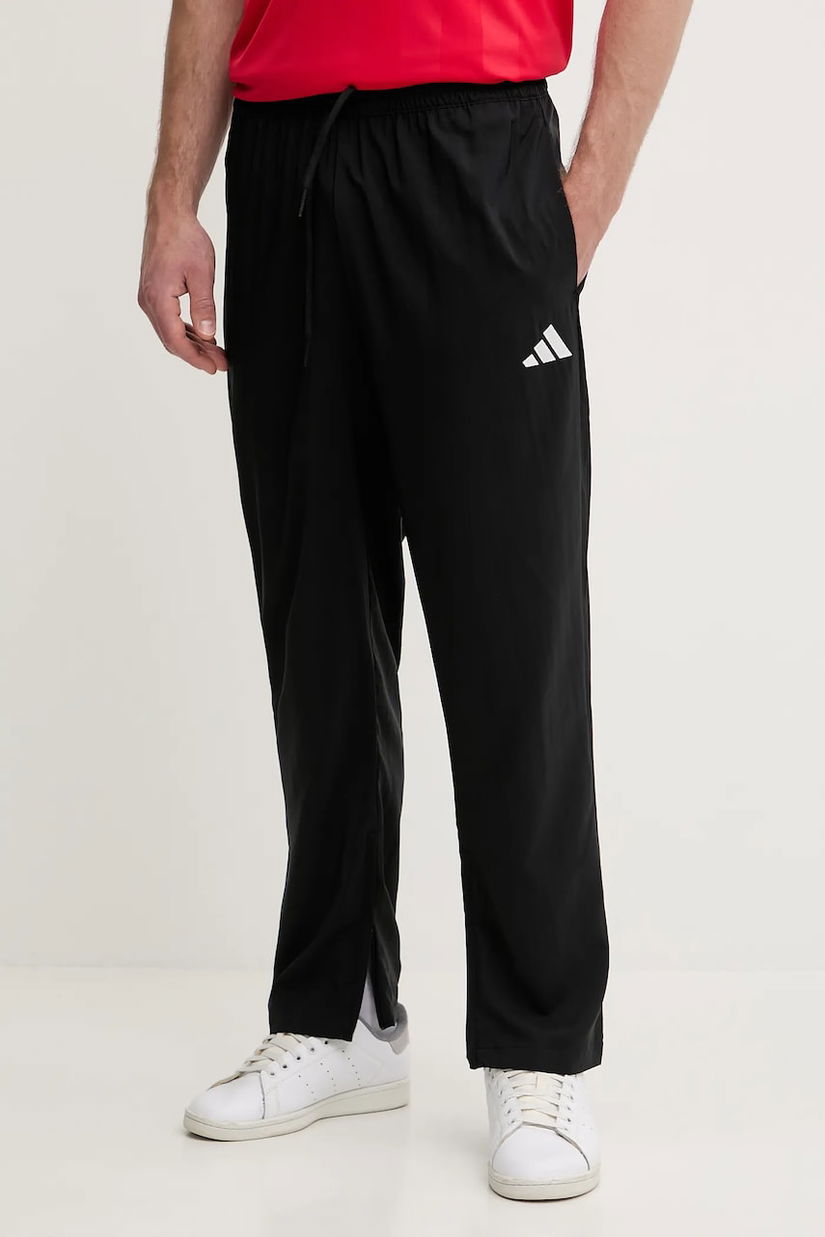 adidas pantaloni de trening Stanford OPT Essentials culoarea negru, drept, JW0560