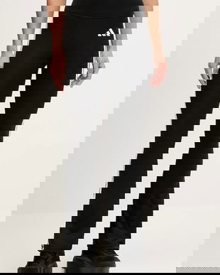 adidas Performance leggins de antrenament Optime Essentials culoarea negru, cu imprimeu, JD6544