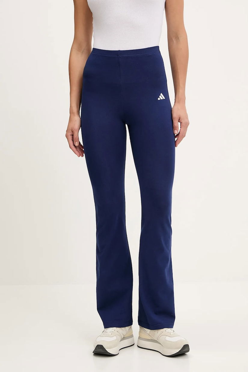 adidas colanți Essentials culoarea bleumarin, uni, JD3073