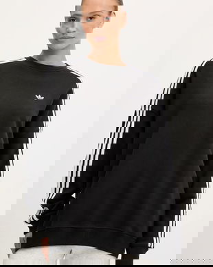 adidas Originals hanorac de bumbac 3-Stripes culoarea negru, cu imprimeu, JX5285