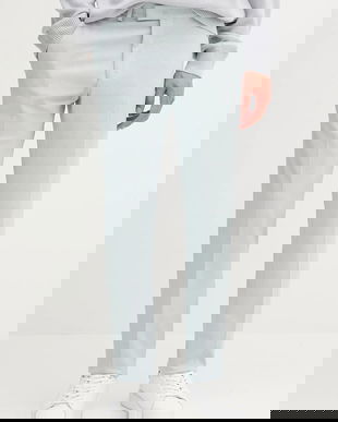 Karl Lagerfeld pantaloni barbati, culoarea gri, mulata, 552018.255002