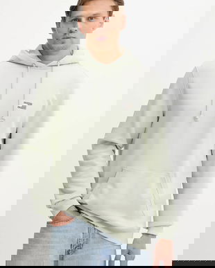 Tommy Jeans hanorac de bumbac bărbați, culoarea bej, DM0DM20258