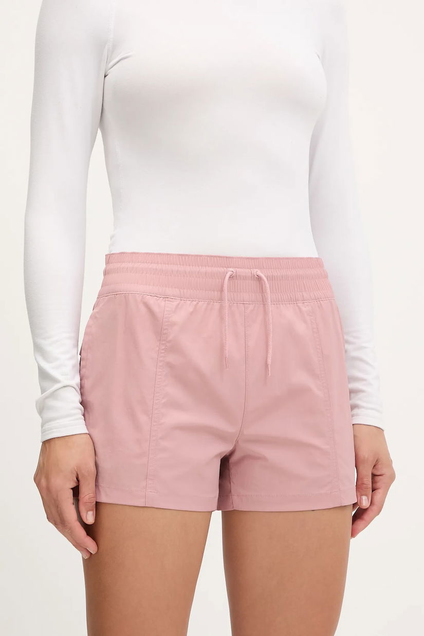 Columbia pantaloni scurți outdoor Boundless Trek Active cu imprimeu, high waist, 2073124