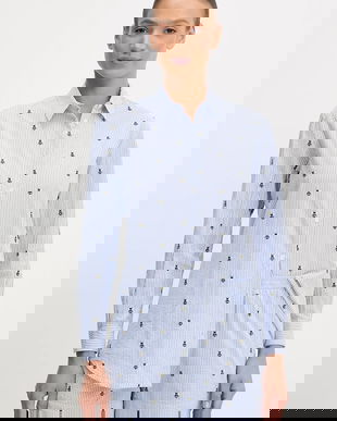 MC2 Saint Barth cămașă din bumbac cu guler clasic, relaxed, BRIG001