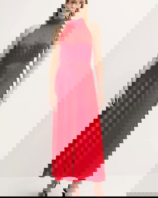 Samsoe Samsoe rochie Rheo culoarea verde, maxi, evazati, F20500071