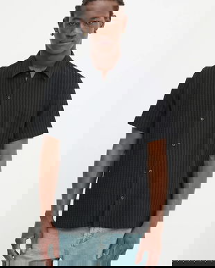 Samsoe Samsoe camasa culoarea bej, cu guler clasic, regular