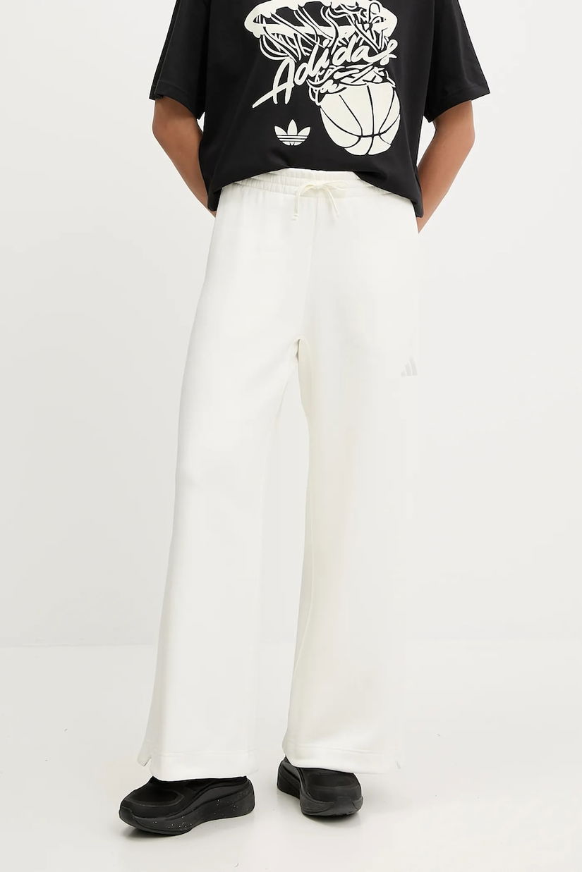 adidas pantaloni de trening All SZN culoarea bej, neted, JV7251