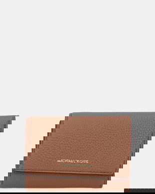 MICHAEL Michael Kors portofel de piele BRYANT culoarea maro, 32S5GYTP1L