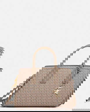 MICHAEL Michael Kors poșetă LAILA culoarea bej, 30S5G9IS1V