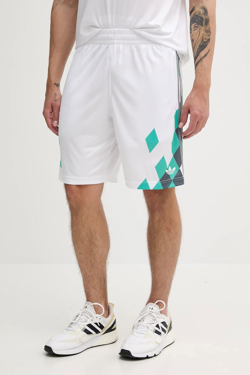 adidas Originals pantaloni scurți Nuwave 90 Short culoarea alb, KD4875