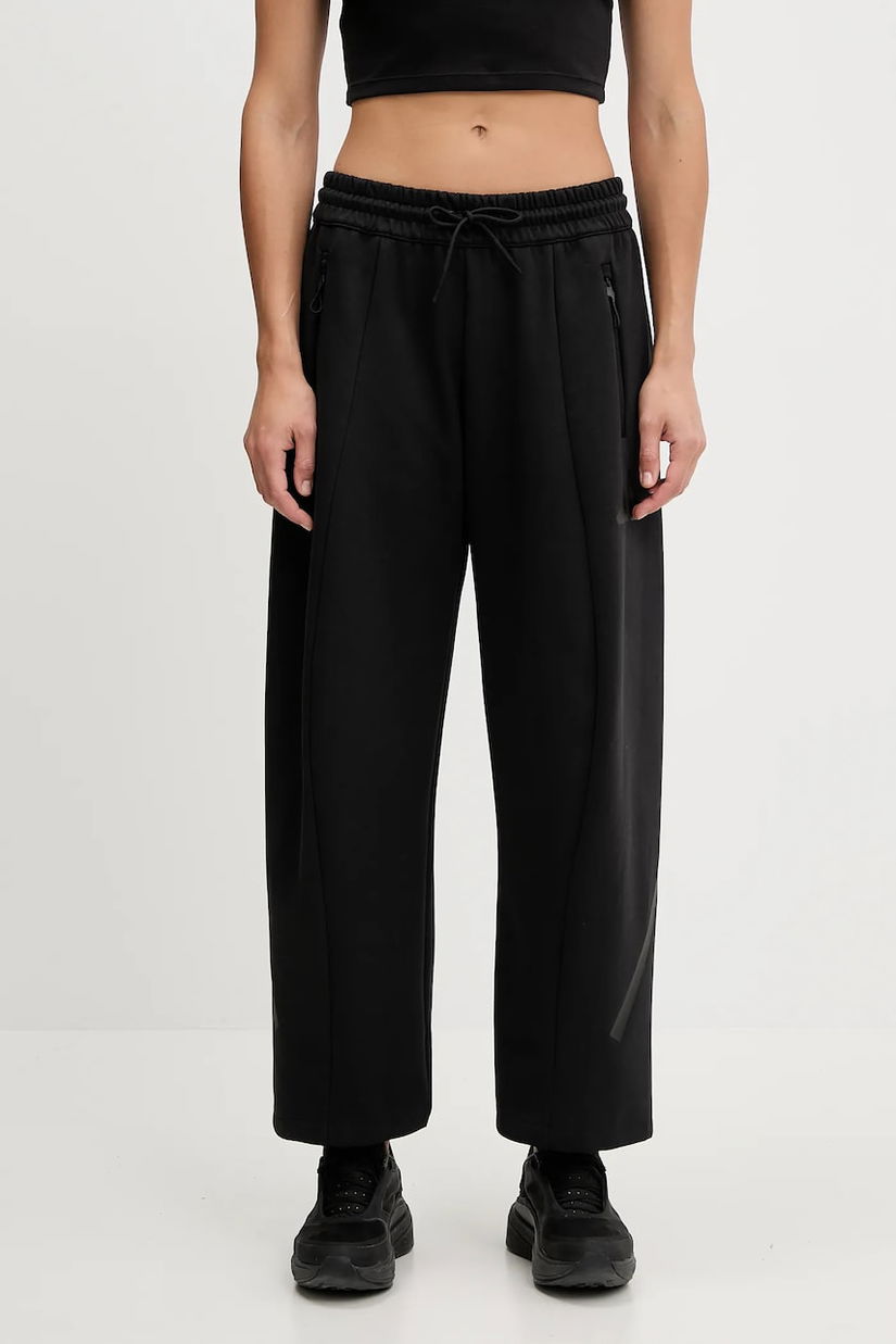 adidas pantaloni de trening x Z.N.E culoarea negru, neted, JW7773