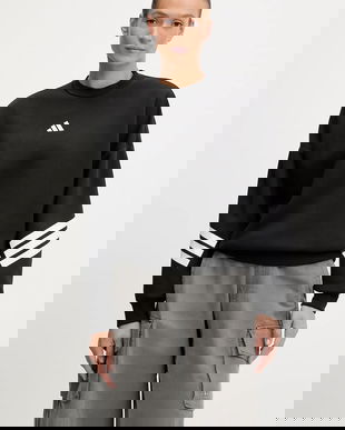 adidas bluză Future Icons culoarea negru, cu imprimeu, JE0203