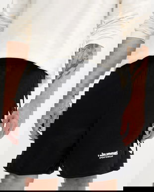 Hummel pantaloni scurți din bumbac culoarea negru, 227562