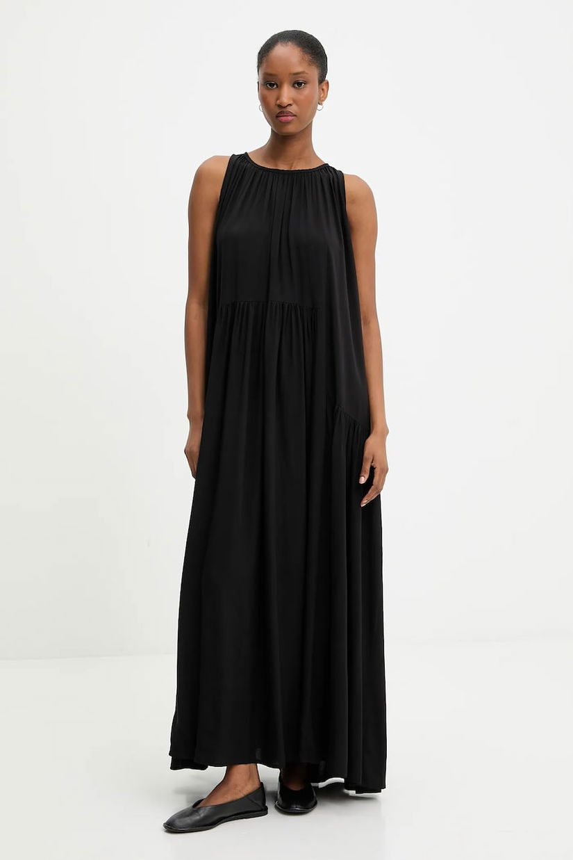 Answear Lab rochie culoarea negru, maxi, evazati