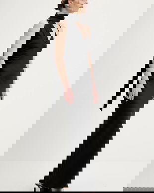 Answear Lab rochie culoarea negru, maxi, drept