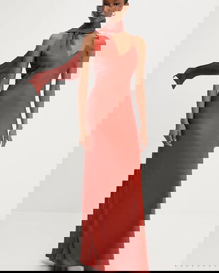 Answear Lab rochie culoarea rosu, maxi, drept