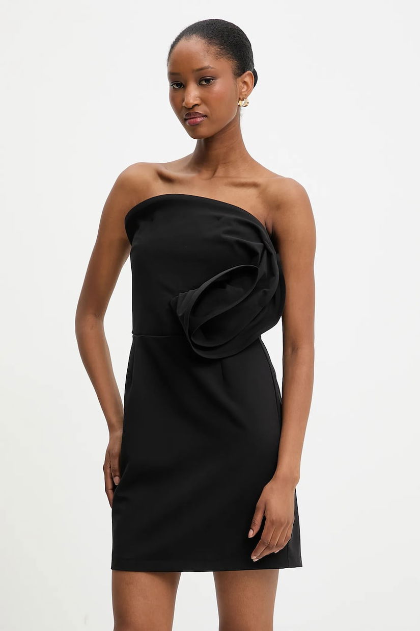 Answear Lab rochie culoarea negru, mini, drept
