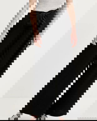 Answear Lab pantaloni culoarea negru, lat, high waist