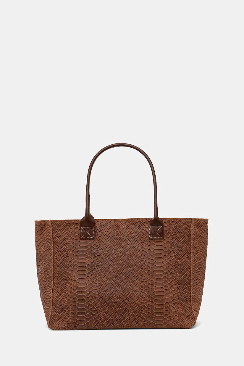 Answear Lab poseta de piele culoarea maro