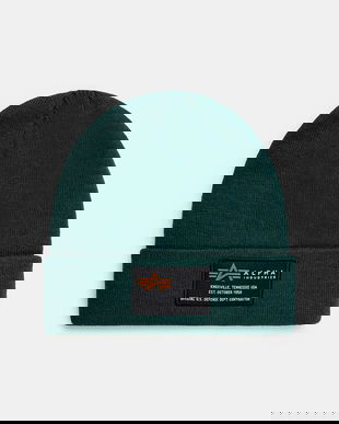 Alpha Industries căciulă Crew Beanie culoarea verde, 128924