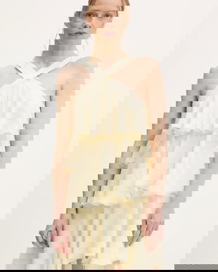 Answear Lab rochie culoarea galben, mini, drept