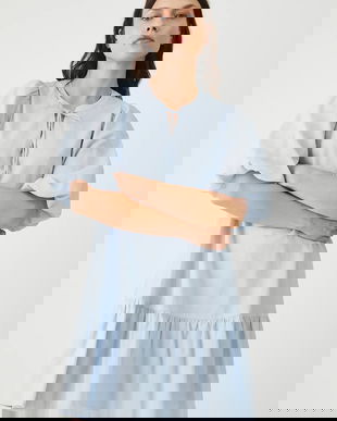 Medicine rochie din bumbac mini, oversize