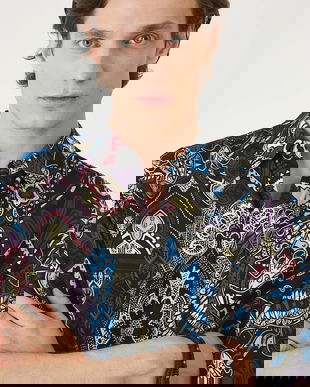 Medicine camasa cu guler clasic, relaxed