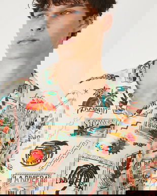 Medicine camasa din amestec de in relaxed