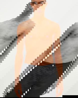 Paul Smith pantaloni scurți de baie culoarea negru, M1A-202A-MU882