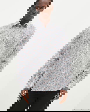 Paul Smith cămașă din bumbac bărbați, cu guler clasic, regular, M1R-800P-P02562