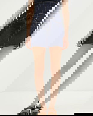 KSUBI fustă din denim Hera Mini culoarea bleumarin, mini, evazati, WPS25SK002